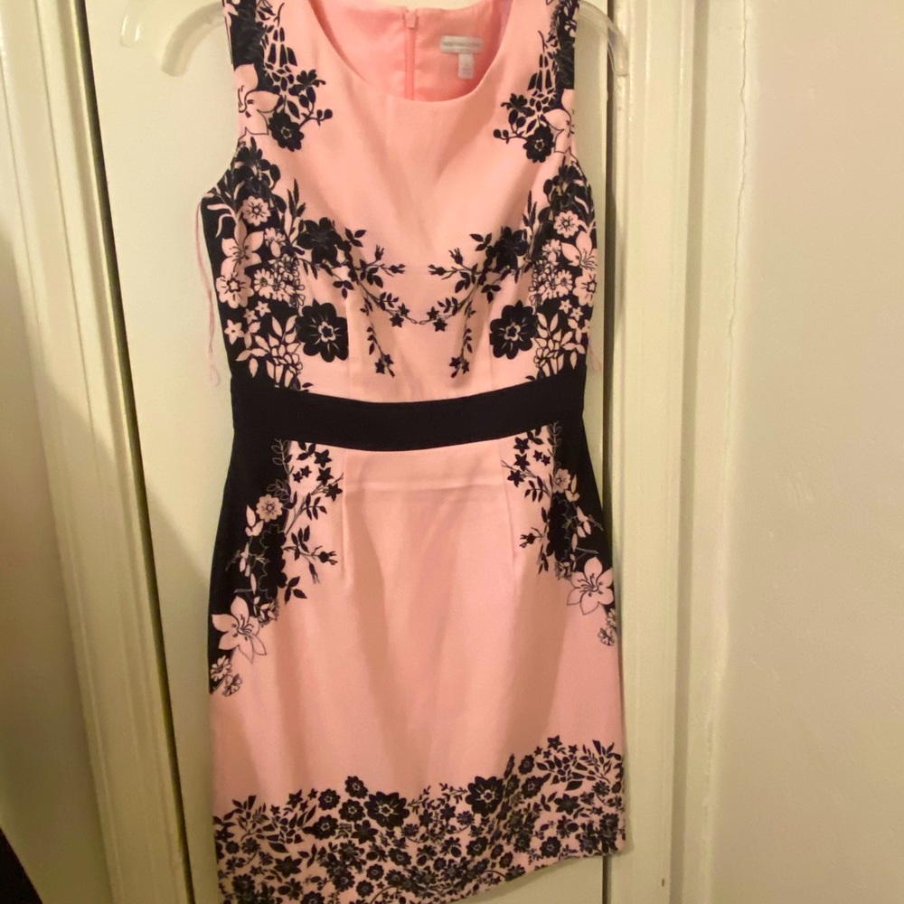 NY&CO Pink and black sheath dress